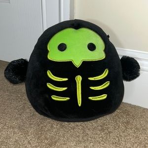 Green Skeleton Penguin Squishmallow